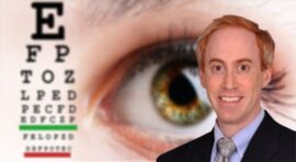 doctor with eye chart